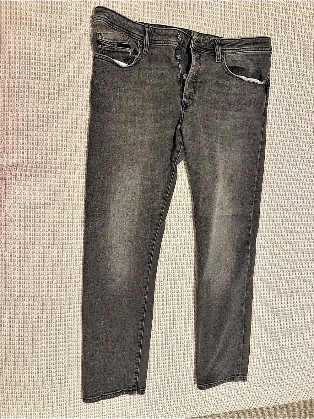 Diesel Buster Tapered Men's Gray Jeans Waist 30 L32